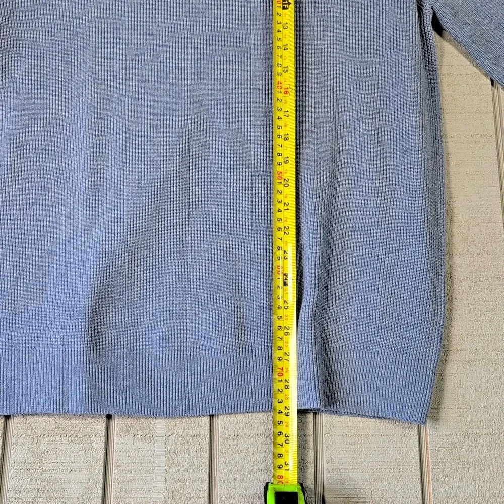 Primark Sweater Men's Size XL Blue Oeko‎ Tex Pullover Long Sleeve Textured Shirt